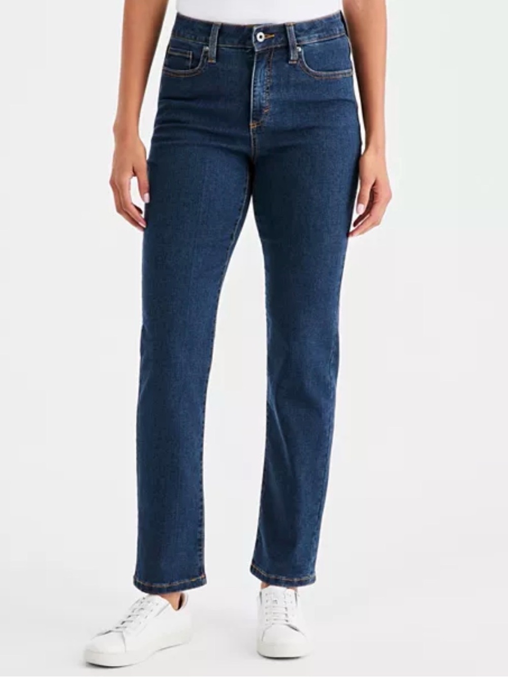Style & Co Blue High Rise Straight-Leg Jeans Size 20W - Picture 2 of 4